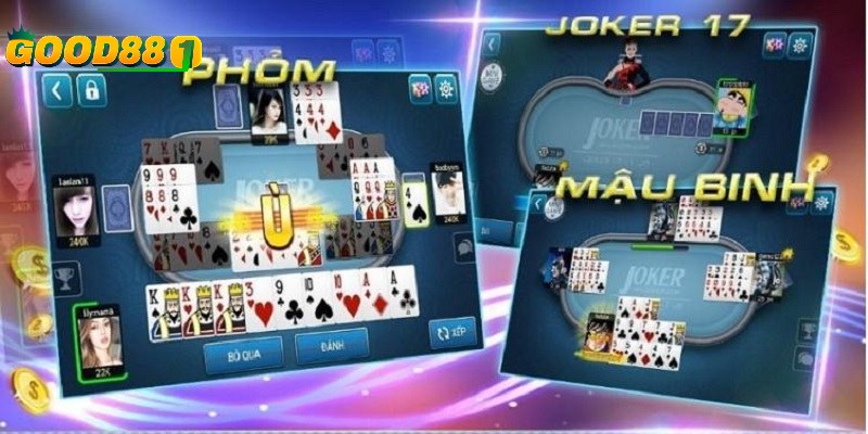 Chọn bàn chơi theo game bài yêu thích