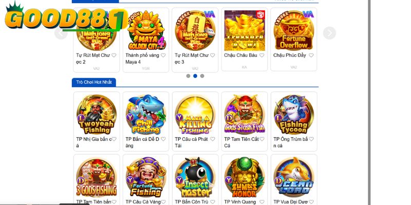 GOOD88 hiện đang mở để phục vụ các hội viên cá cược